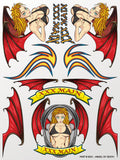 XXX Main Racing S031 Angel Of Death Sticker Sheet