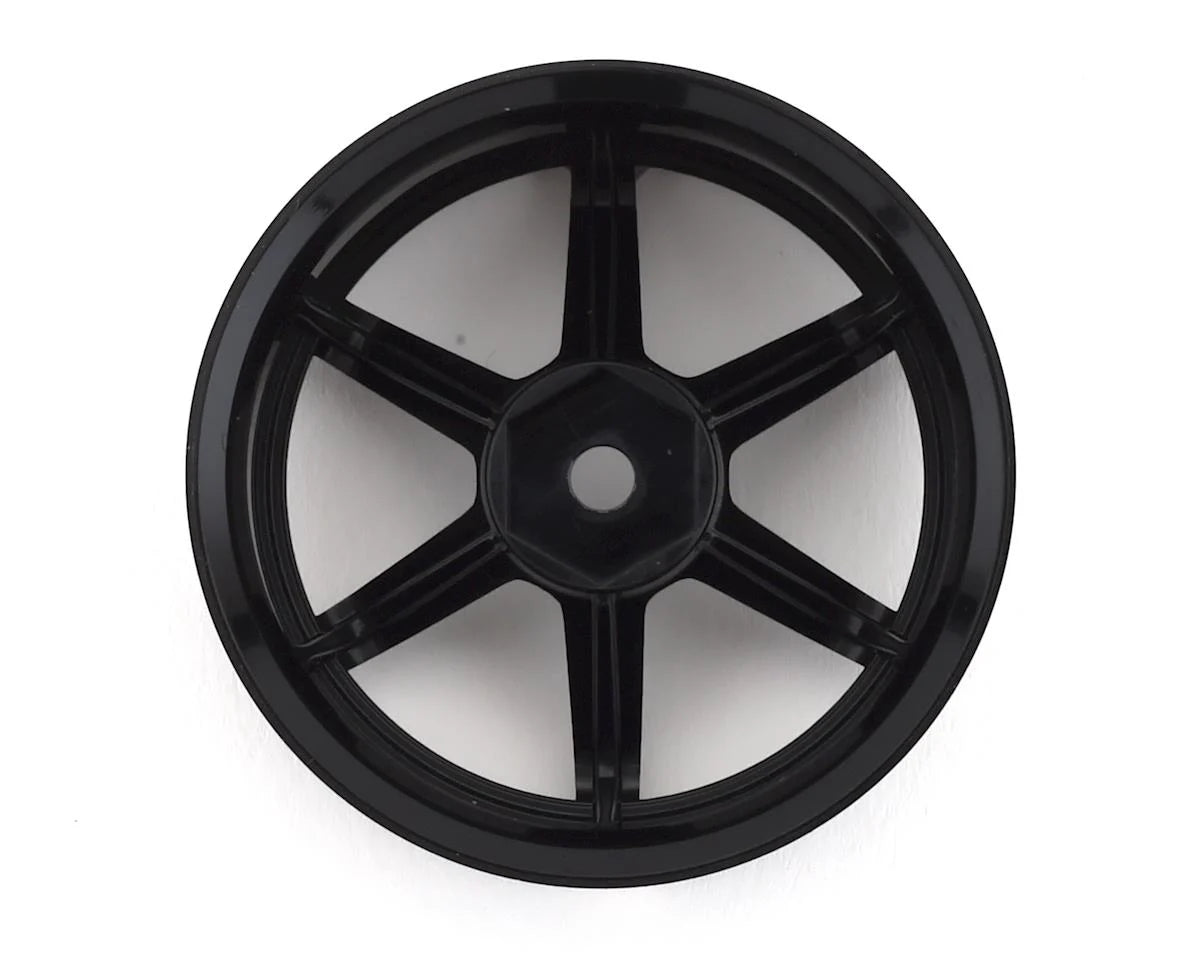Yokomo 12mm Hex Racing Performer Drift Wheels (Black) (2) (8mm Offset)