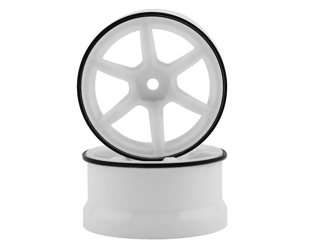 Yokomo 12mm Hex Racing Performer High Traction RWD Drift Wheels (2) (6mm Offset)