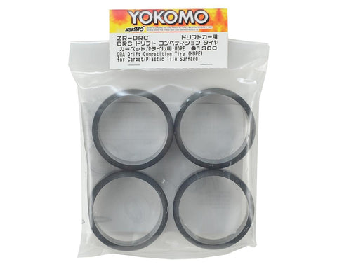 Yokomo DRCA Competition Drift Tire (4) (for Carpet Surface)